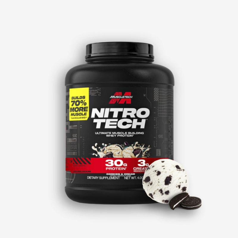 NITRO TECH 4 LIBRAS SABOR COOKIES AND CREAM – MUSCLETECH