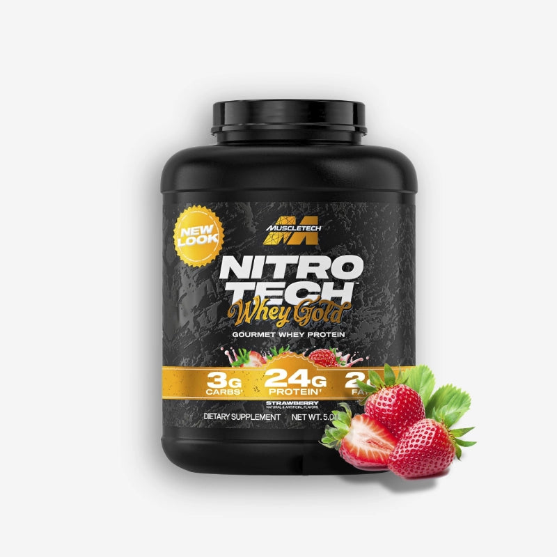 NITRO TECH WHEY GOLD 5 LIBRAS SABOR FRESA – MUSCLETECH