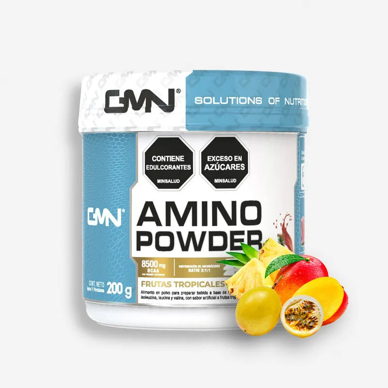 AMINO POWDER 200 GRAMOS SABOR TROPICAL – GMN