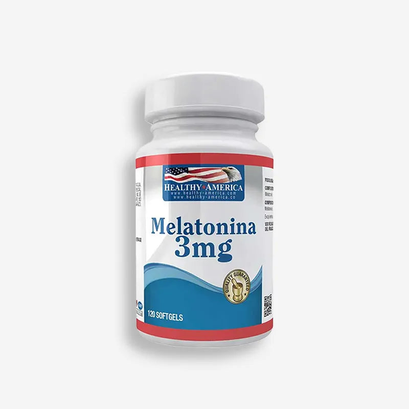 MELATONINA 120 PERLAS – 3MG – HEALTHY AMERICA