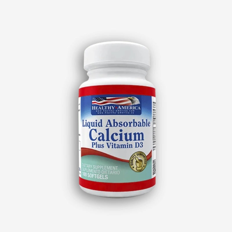 CALCIUM 100 PERLAS – HEALTHY AMERICA
