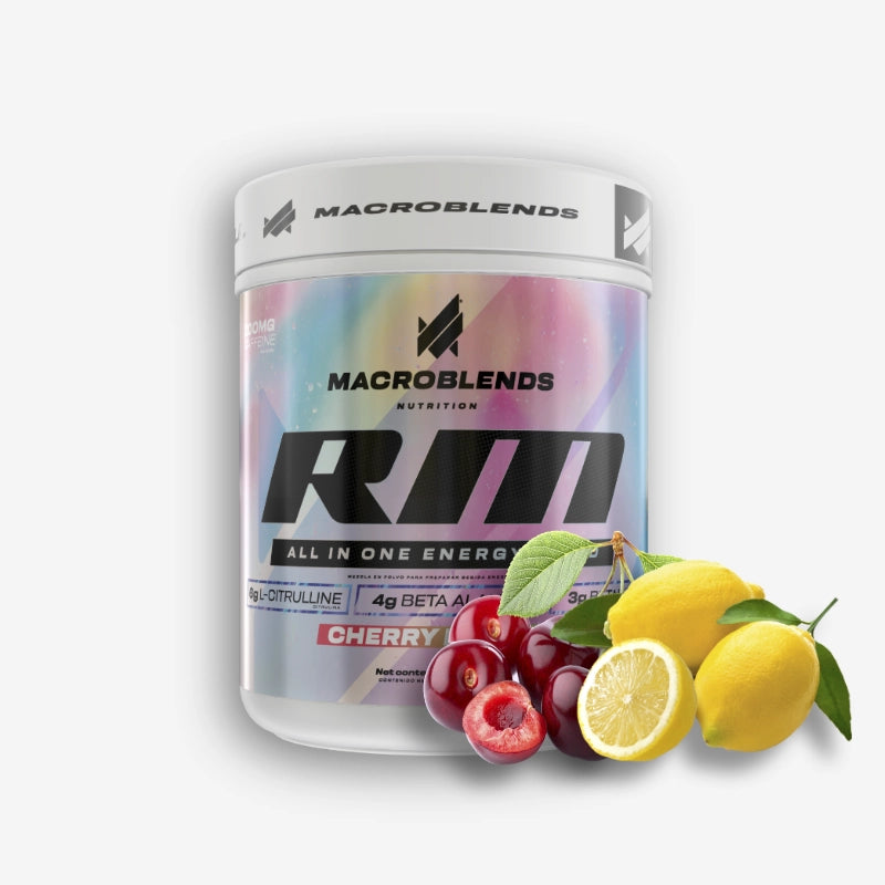 RM PRE-WORKOUT 30 SERVICIOS SABOR CHERRY LIMEADE – MACRO BLENDS