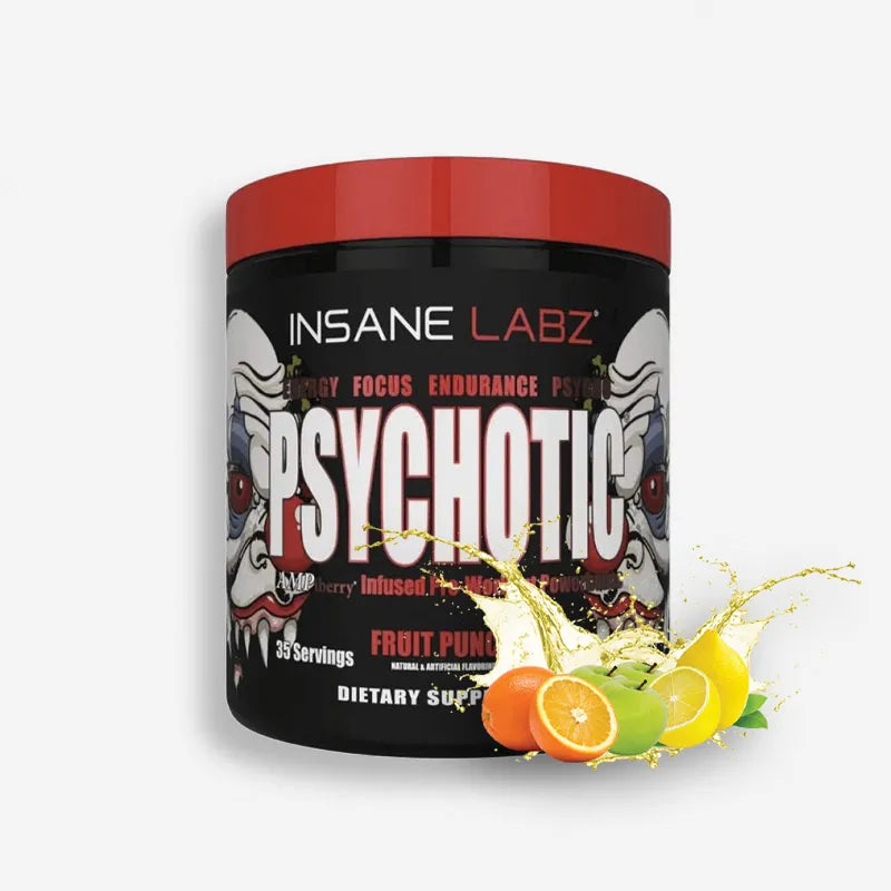 PSYCHOTIC TRADICIONAL 35 SERVICIOS SABOR FRUIT PUNCH – INSANE LABZ