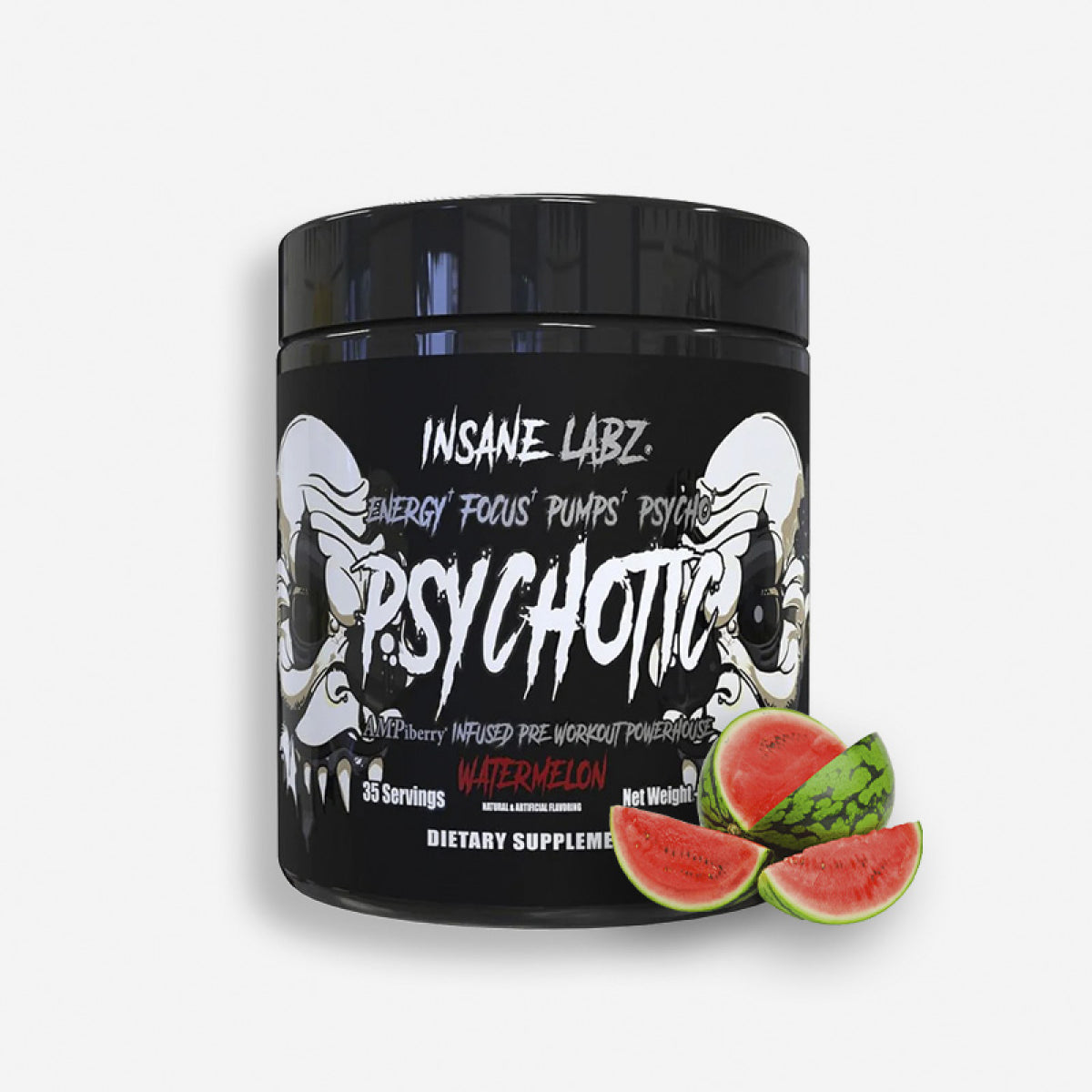 PSYCHOTIC BLACK 35 SERVICIOS SABOR WATERMELON – INSANE LABZ