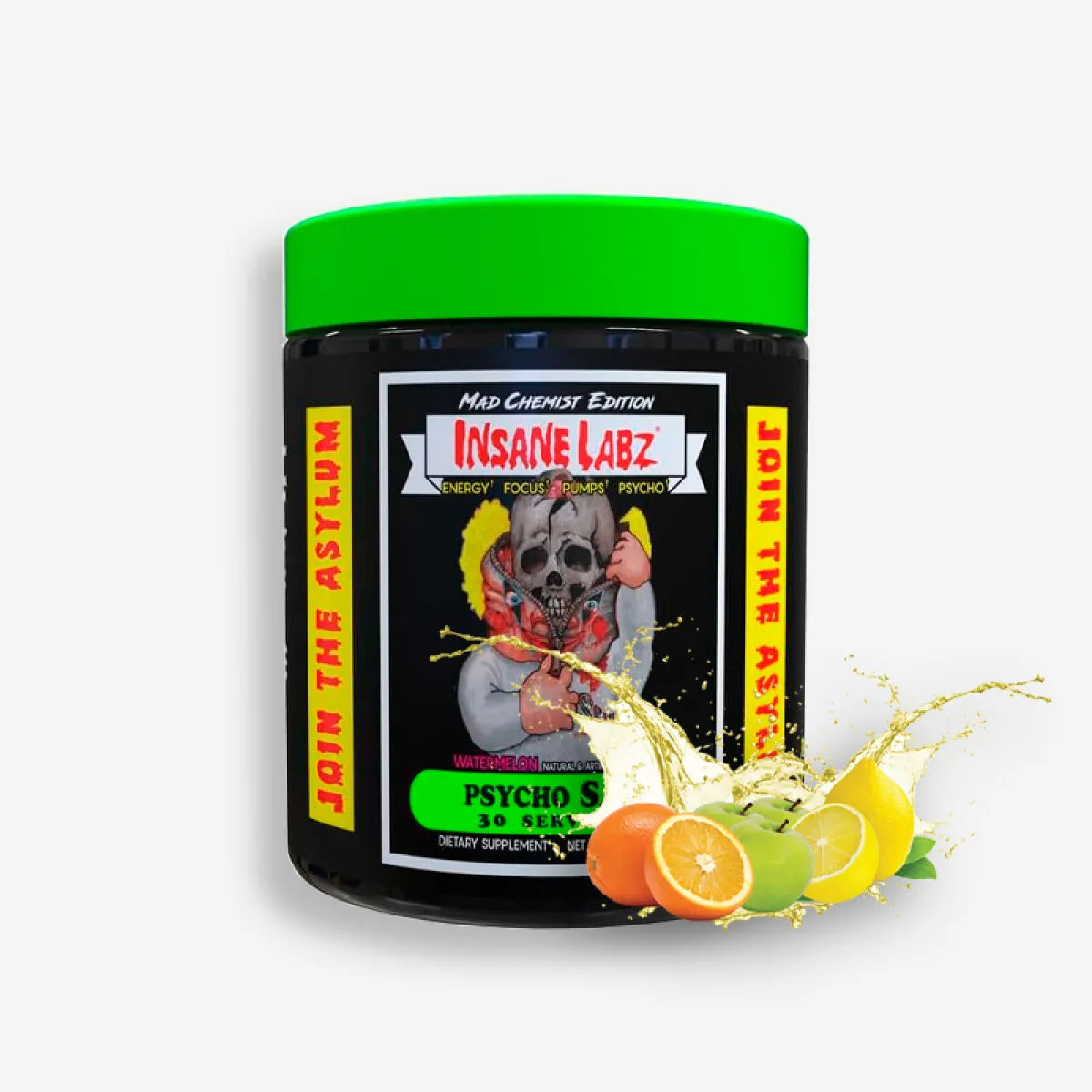 PSYCHOTIC SAM 30 SERVICIOS SABOR FRUIT PUNCH – INSANE LABZ