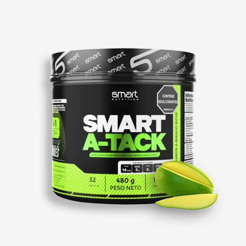 SMART A-TACK CREATINE 64 SERVICIOS SABOR MANGO BICHE – SMART NUTRITION