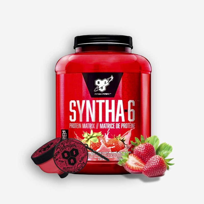 SYNTHA 6 – 5 LIBRAS SABOR FRESA + EMBUDO – BSN