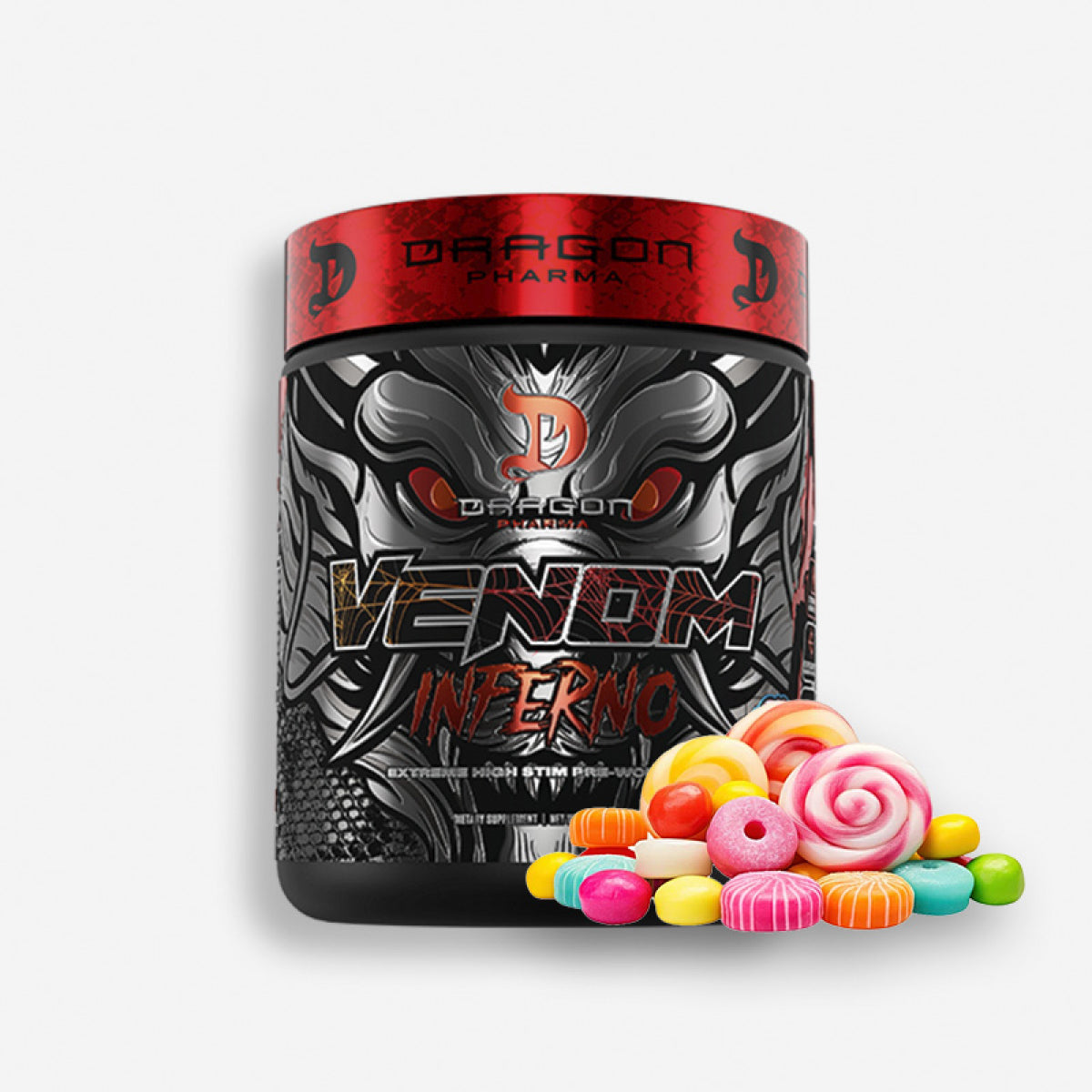 VENOM INFERNO 40 SERVICIOS RAINBOW BURS – DRAGON PHARMA