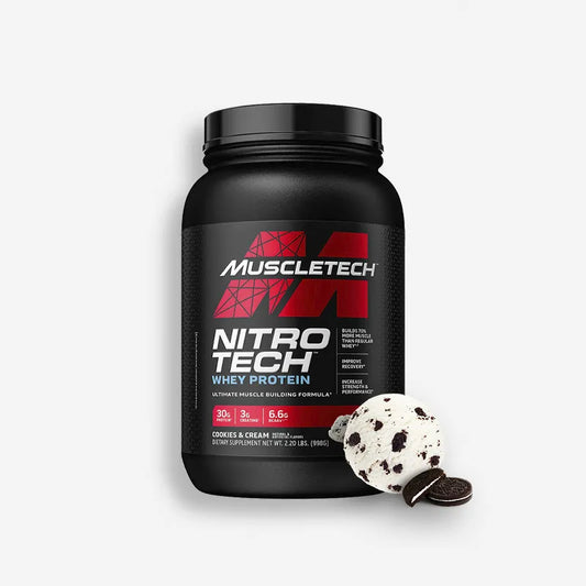 NITRO TECH 2 LIBRAS SABOR COOKIES AND CREAM – MUSCLETECH