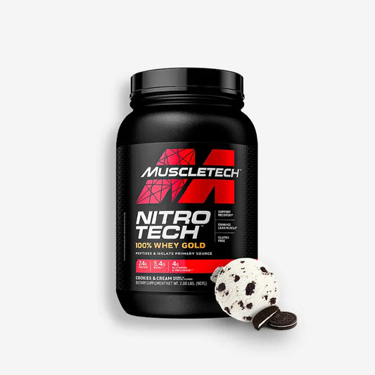 NITRO TECH WHEY GOLD 2 LIBRAS SABOR COOKIES AND CREAM – MUSCLETECH