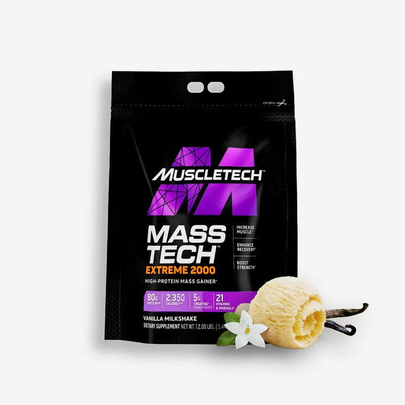 MASS TECH XTREME 12 LIBRAS SABOR VAINILLA – MUSCLETECH