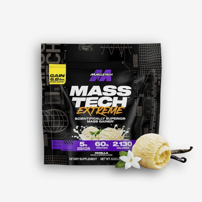 MASS TECH EXTREME 6 LIBRAS SABOR VAINILLA – MUSCLETECH