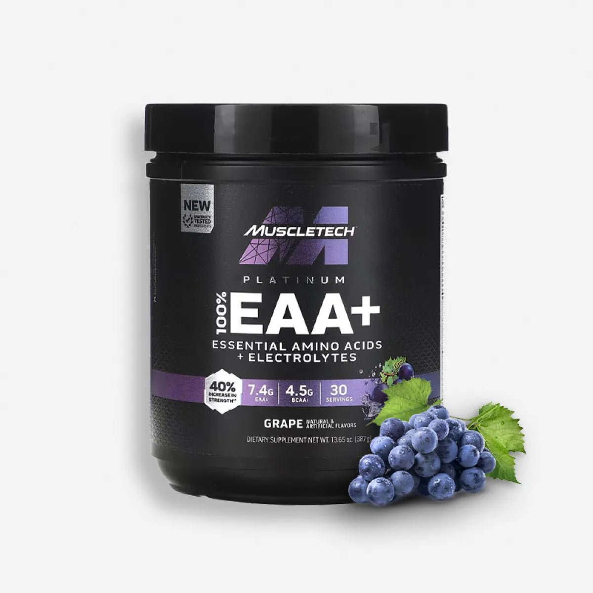PLATINUM EAA + 30 SERVICIOS SABOR GRAPE – MUSCLETECH