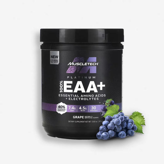 PLATINUM EAA + 30 SERVICIOS SABOR GRAPE – MUSCLETECH