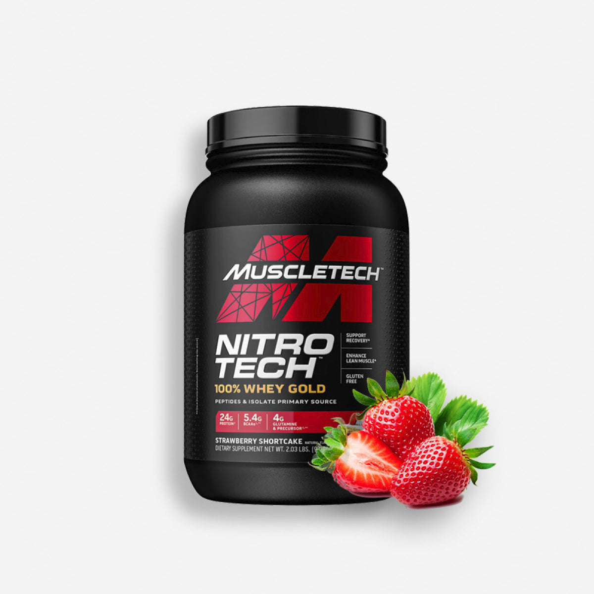 NITRO TECH WHEY GOLD 2 LIBRAS SABOR STRAWBERRY – MUSCLETECH