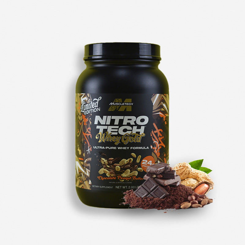 NITRO TECH WHEY GOLD 2 LIBRAS LIMITED EDITION SABOR CHOCOLATE PEANUT BUTTER – MUSCLETECH