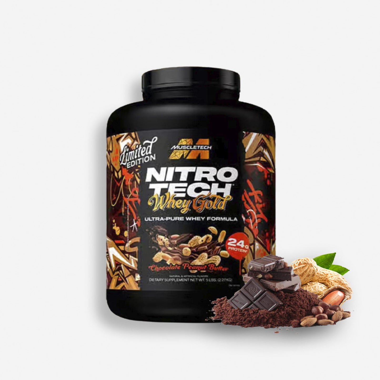 NITRO TECH WHEY GOLD 5 LIBRAS LIMITED EDITION SABOR CHOCOLATE PEANUT BUTTER – MUSCLETECH