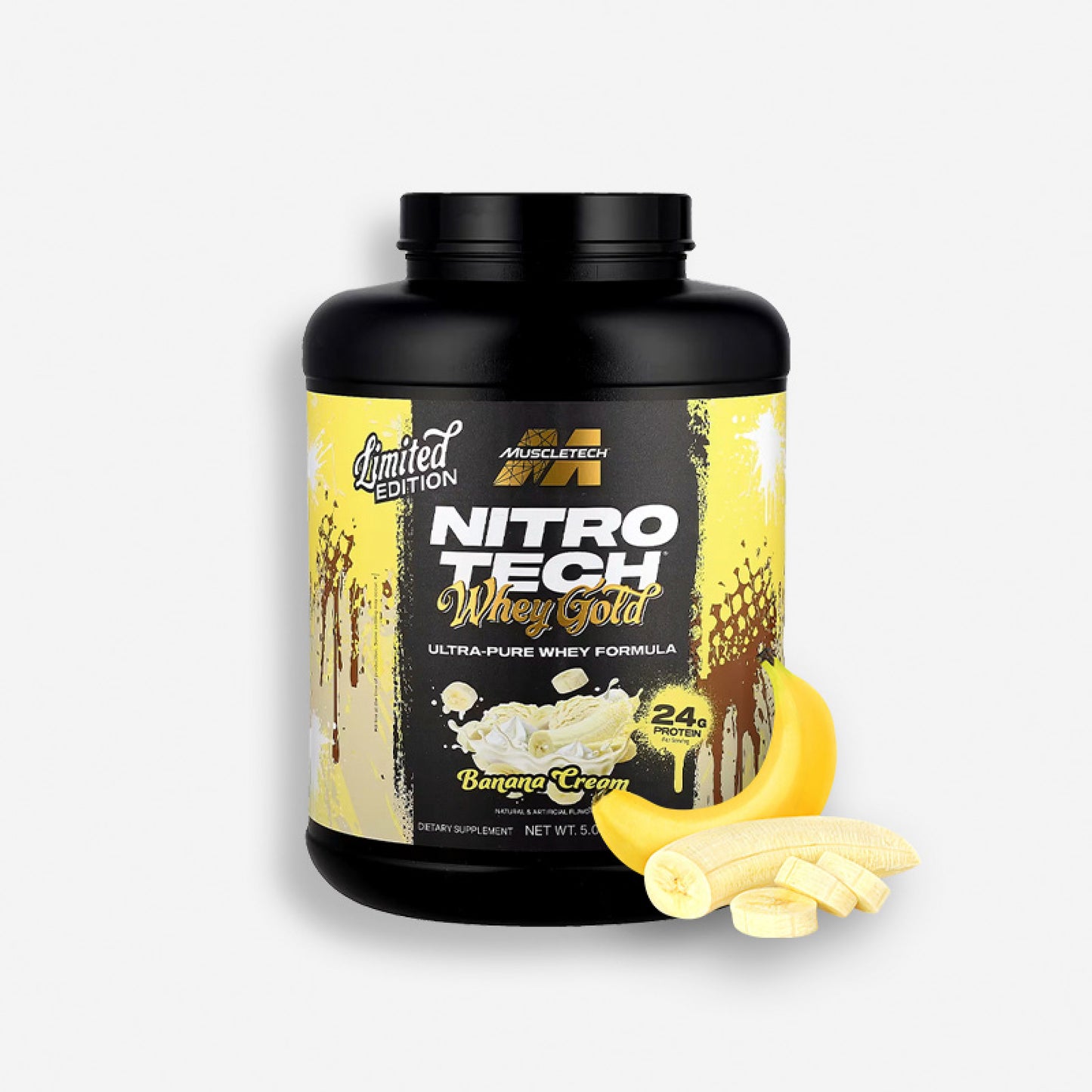 NITRO TECH WHEY GOLD 5 LIBRAS SABOR BANANA CREAM – MUSCLETECH