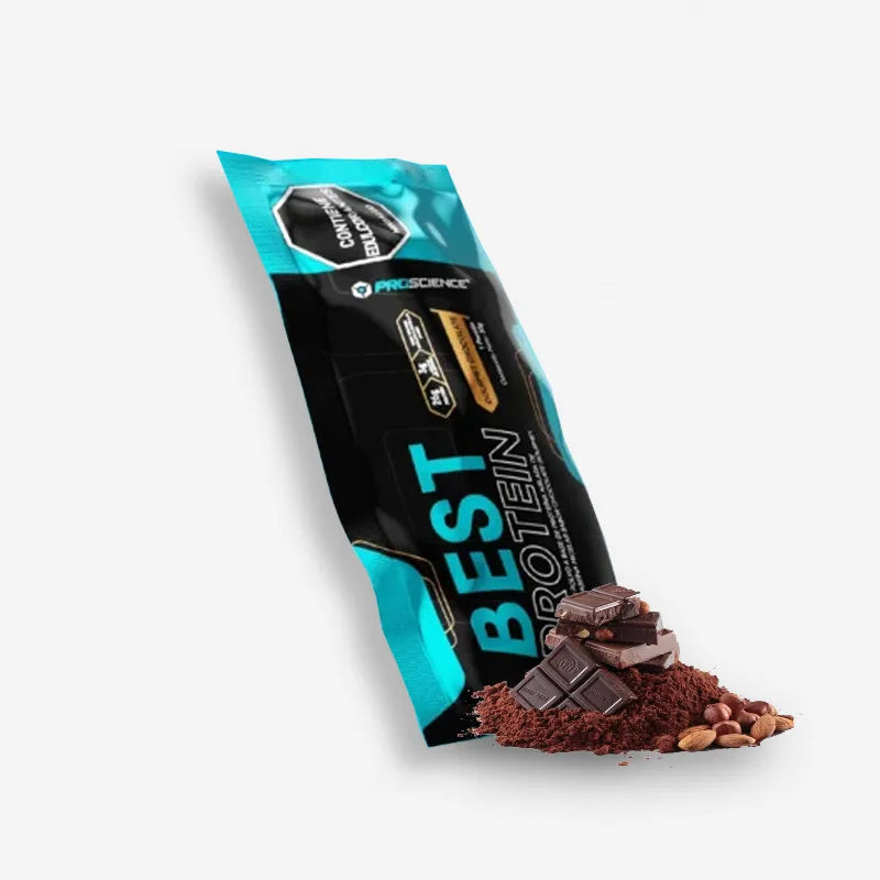 SOBRE BEST PROTEIN 33 GRAMOS SABOR CHOCOLATE GOURMET – PROSCIENCE