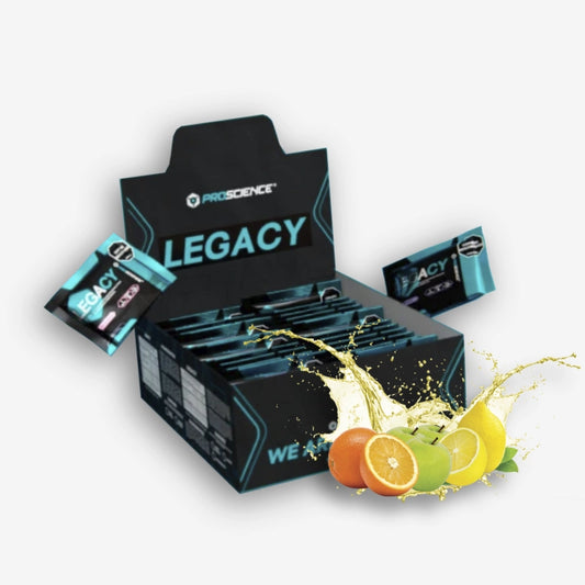 CAJA LEGACY CREATINE X32 UNIDADES SABOR FRUIT PUNCH – PROSCIENCE