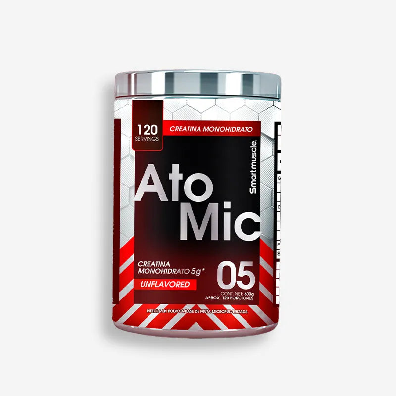ATOMIC CREATINE MONOHIDRATO 120 SERVICIOS UNFLAVORED – SMART MUSCLE