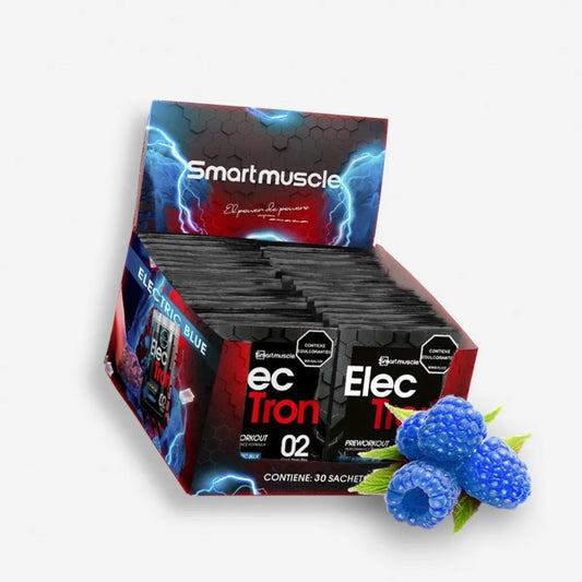 ELECTRON SACHETS X30 UNIDADES SABOR ELECTRY BLUE – SMART MUSCLE