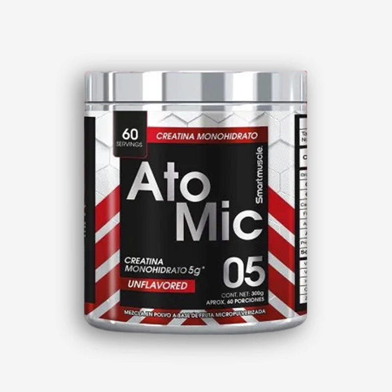 MINI ATOMIC CREATINE MONOHIDRATO 60 SERVICIOS UNFLAVORED – SMART MUSCLE