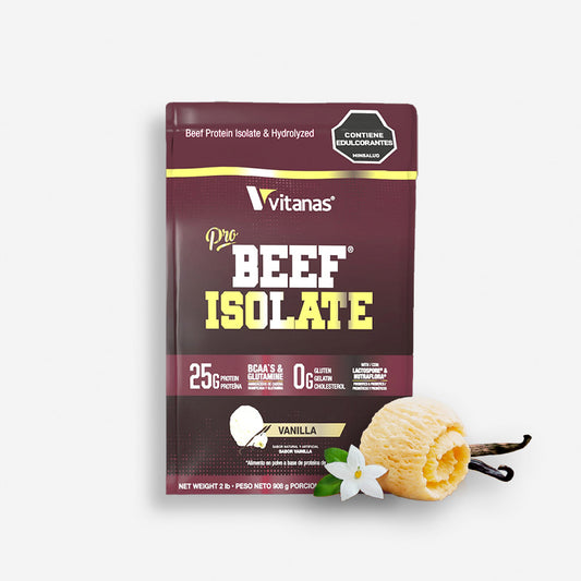 PRO BEEF ISOLATE 2 LIBRAS SABOR VAINILLA – VITANAS