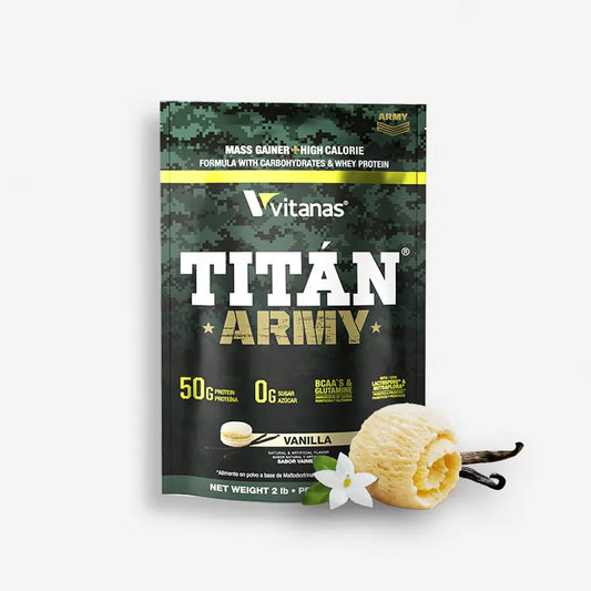 TITAN ARMY 2 LIBRAS SABOR VAINILLA – VITANAS