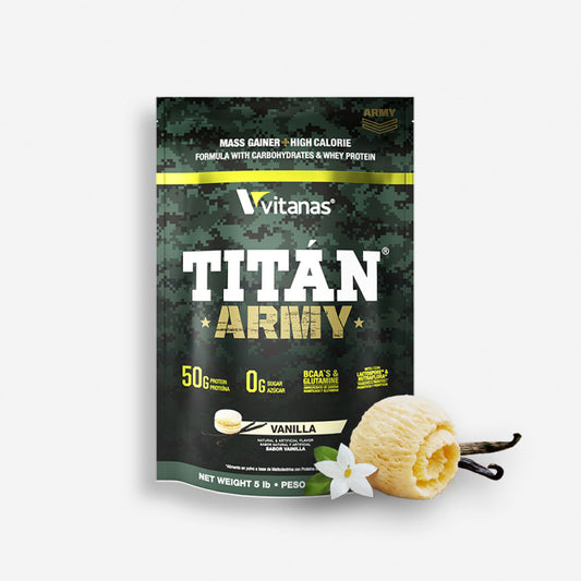 TITAN ARMY 5 LIBRAS SABOR VAINILLA – VITANAS