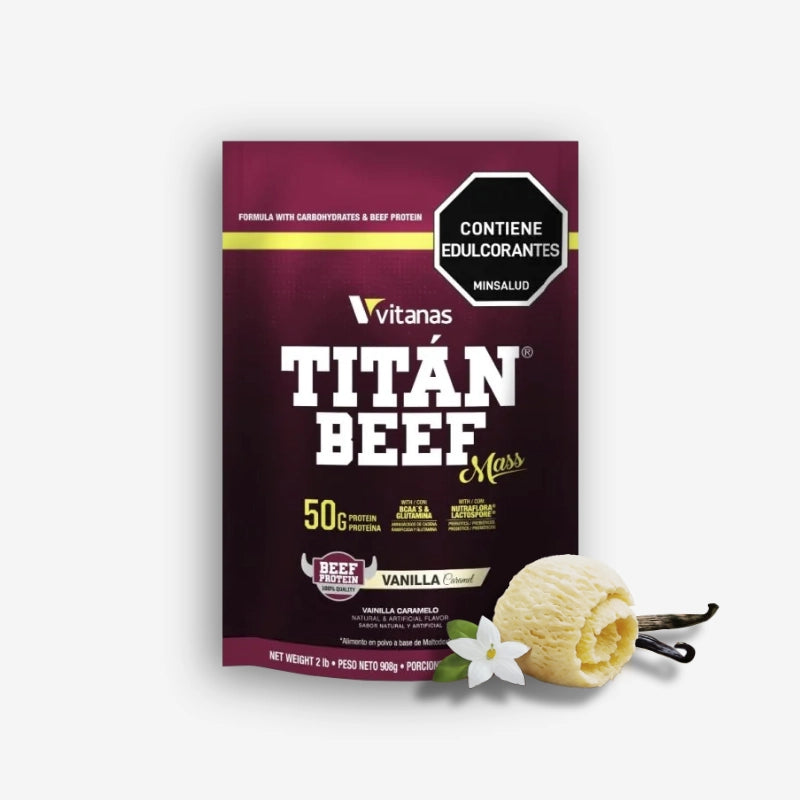 TITAN BEEF MASS 2 LIBRAS SABOR VAINILLA – VITANAS