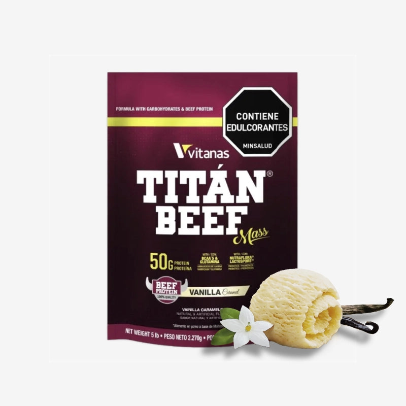 TITAN BEEF MASS 5 LIBRAS SABOR VAINILLA – VITANAS