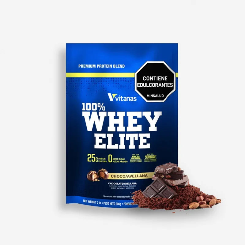 WHEY ELITE VITANAS 2 LIBRAS SABOR CHOCO AVELLANA – VITANAS