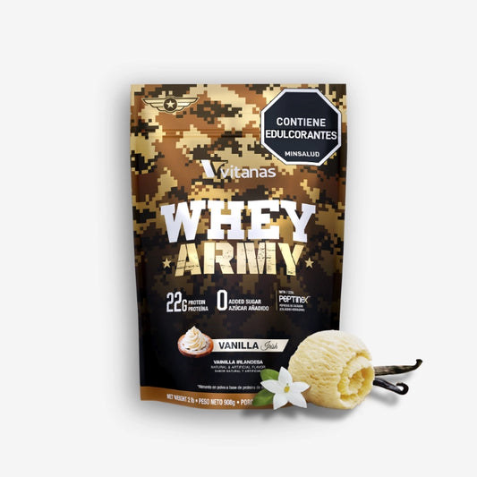 WHEY ARMY 2 LIBRAS SABOR VAINILLA IRLANDESA – VITANAS