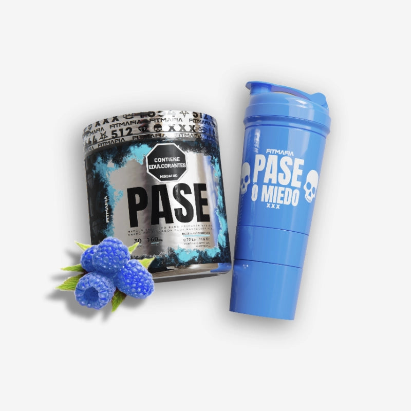 PASE PRE-WORKOUT 30 SERVICIOS SABOR BLUE RASPBERRY ICE – FITMAFIA