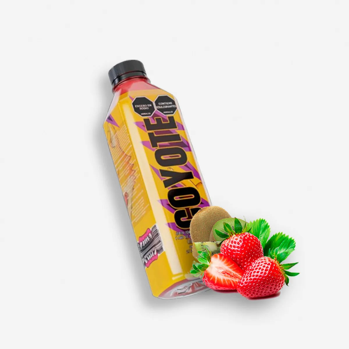 UNIDAD BEBIDA COYOTE 500 MILILITROS SABOR FRESA KIWI – FITMAFIA