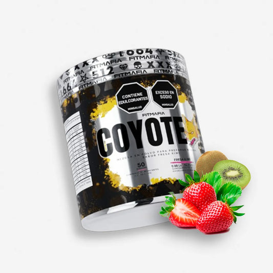 COYOTE POLVO DE ELECTROLITOS 50 SERVICIOS SABOR FRESA KIWI – FITMAFIA