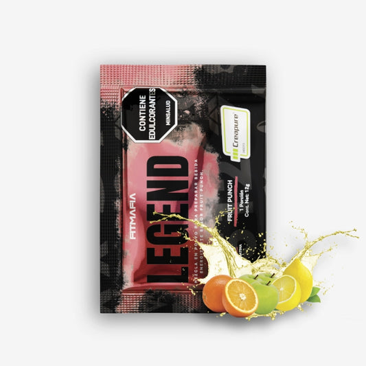 UNIDAD LEGEND CREATINA MONOHIDRATO 12 GRAMOS SABOR FRUIT PUNCH – FITMAFIA