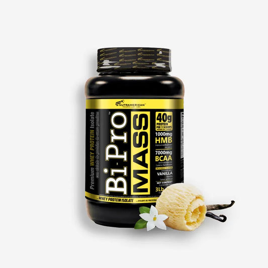 BIPRO MASS 3 LIBRAS SABOR VAINILLA – NUTRAMERICAN
