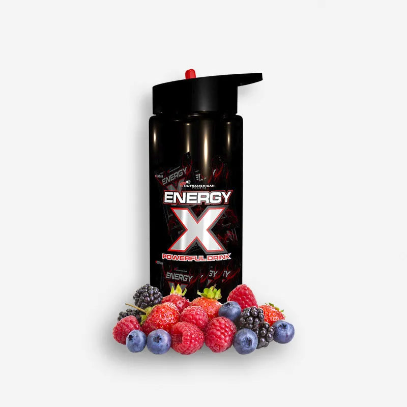 ENERGY X TERMO 25 SOBRES SABOR FRUTOS ROJOS – NUTRAMERICAN