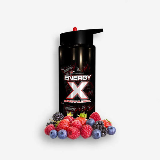 ENERGY X TERMO 25 SOBRES SABOR FRUTOS ROJOS – NUTRAMERICAN