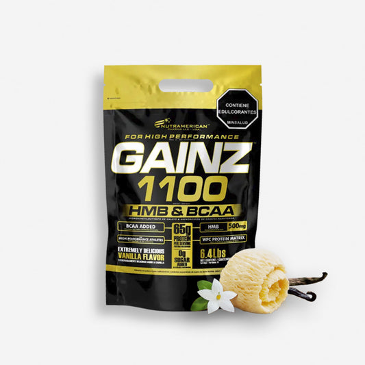 GAINZ 6.4 LIBRAS SABOR VAINILLA – NUTRAMERICAN