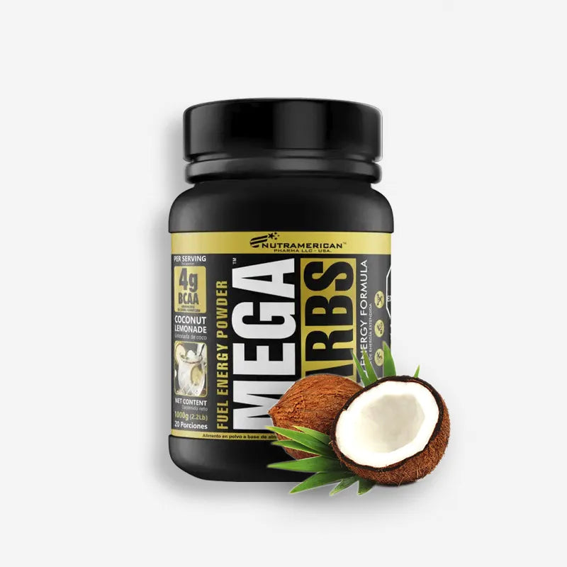 MEGA CARBS 2.2 LIBRAS SABOR COCONUT – NUTRAMERICAN