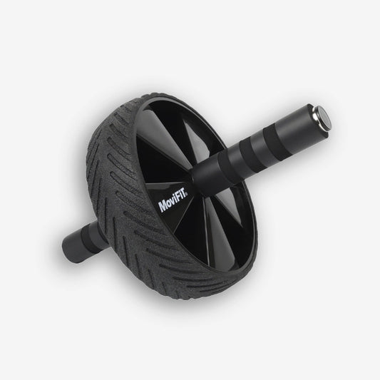 RUEDA ABDOMINAL NEGRA EN GOMA – MOVI FIT