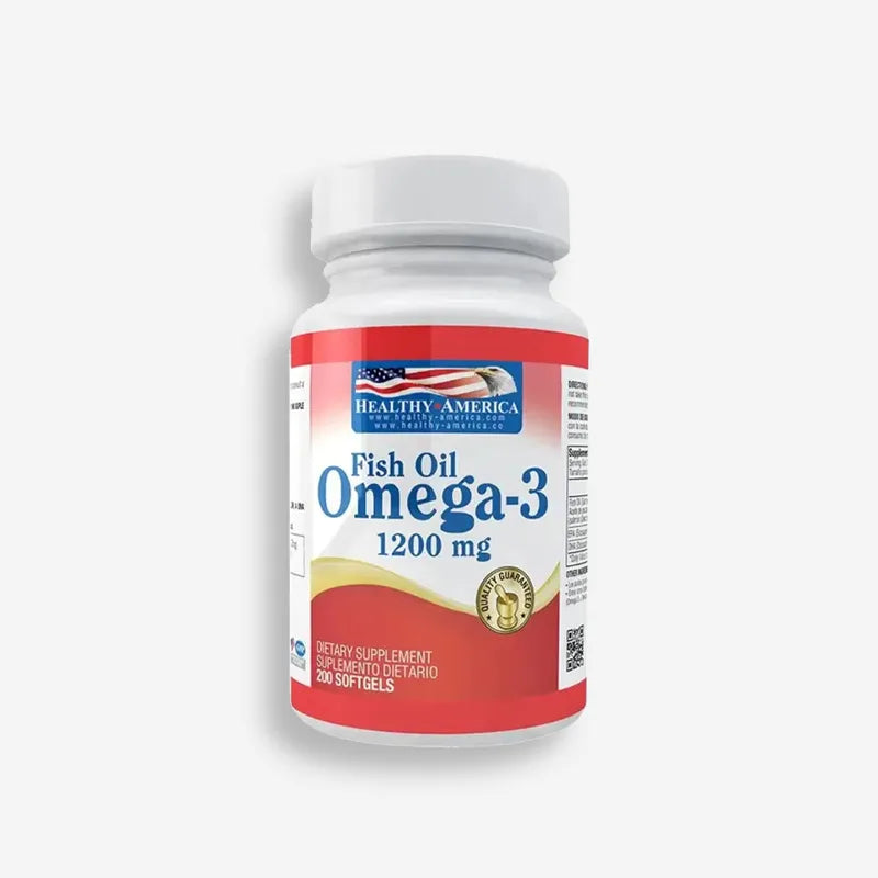 SUPER OMEGA 3 1200MG – 200 PERLAS – HEALTHY AMERICA