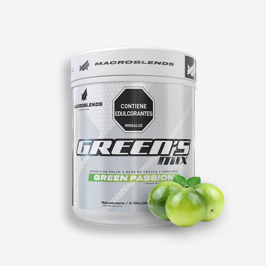 GREEN’S MIX 60 SERVICIOS SABOR GREEN PASSION – MACRO BLENDS