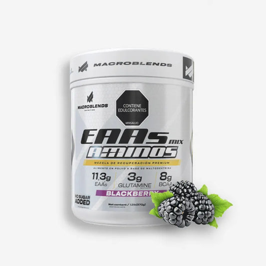 EAAS AMINOS 30 SERVICIOS SABOR BLACKBERRY – MACRO BLENDS