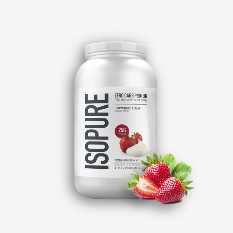 ISOPURE 3 LIBRAS SABOR STRAWBERRIES & CREAM – NATURE BEST