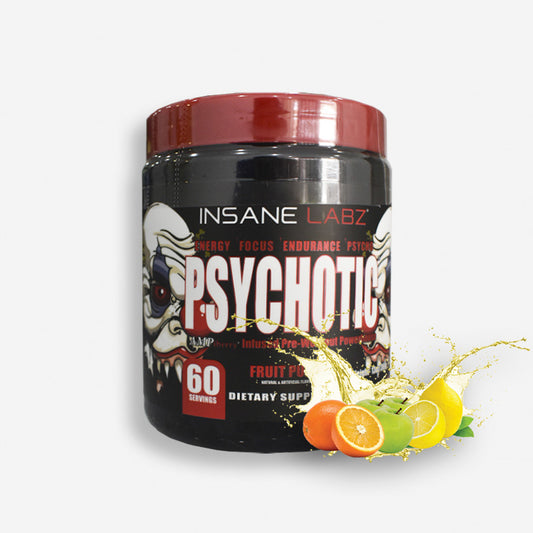 PSYCHOTIC TRADICIONAL 60 SERVICIOS SABOR FRUIT PUNCH – INSANE LABZ