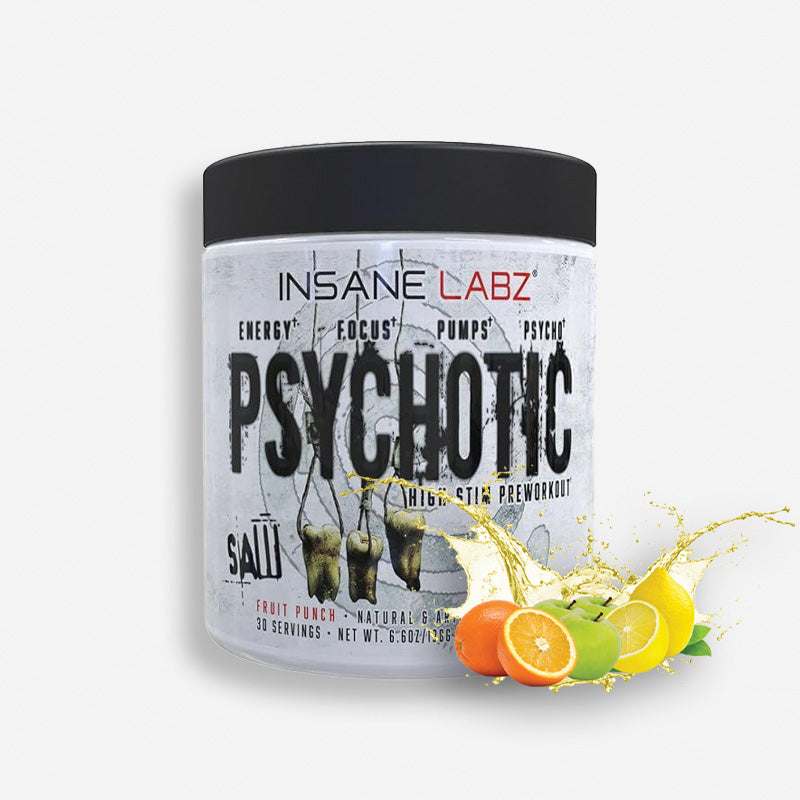 PSYCHOTIC SAW 30 SERVICIOS SABOR FRUIT PUNCH – INSANE LABZ